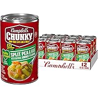 Vista 9 de Campbell's Chunky - Sopa de guisantes partidos con jamón, lata de 19 onzas