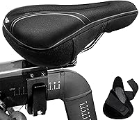 Vista 1 de X WING Bike Seat Cover Padded with Gel, Bicycle Saddle Soft for Men Women, Comfort Exercise Cycle Seats Cushion Padded Fits Stationary Bikes, Spin