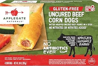 Applegate, Natural Gluten-Free Corn Dogs, 10oz (Frozen)