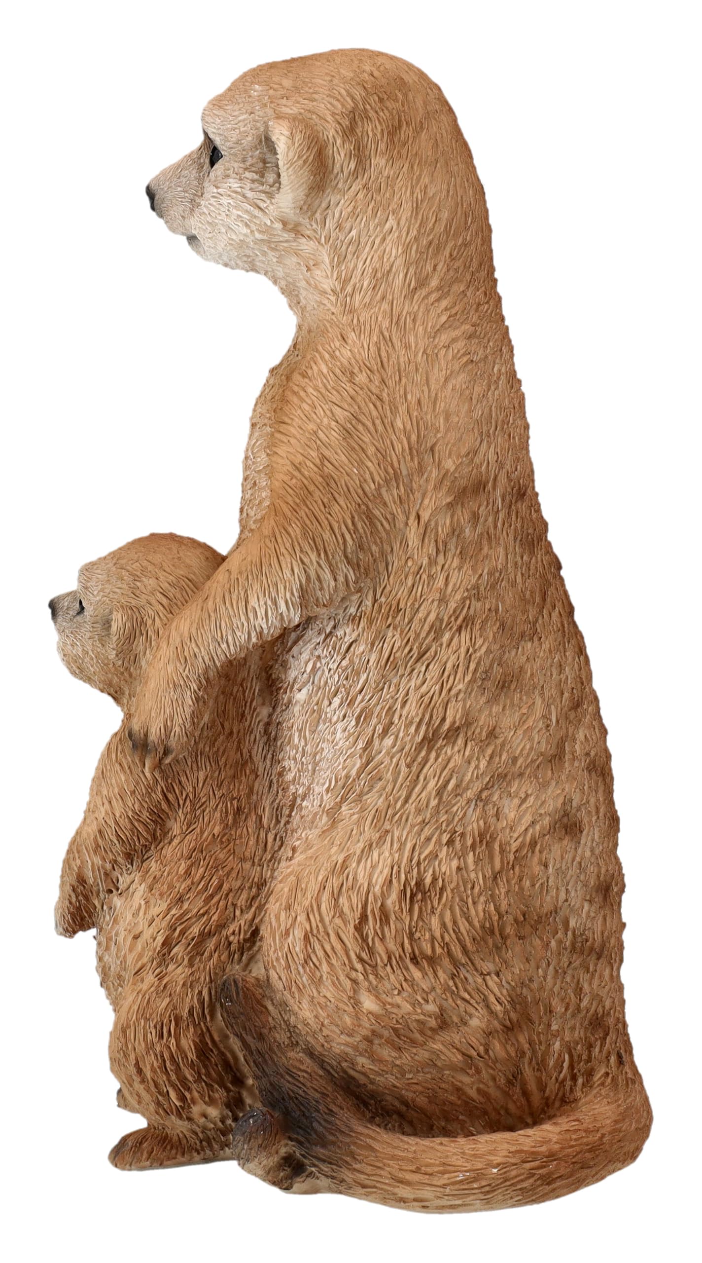 Figuren Shop GmbH Liebevolle Gartenfigur: Erdmännchen Familie von HotAnt - 27 cm Garten Deko Figur