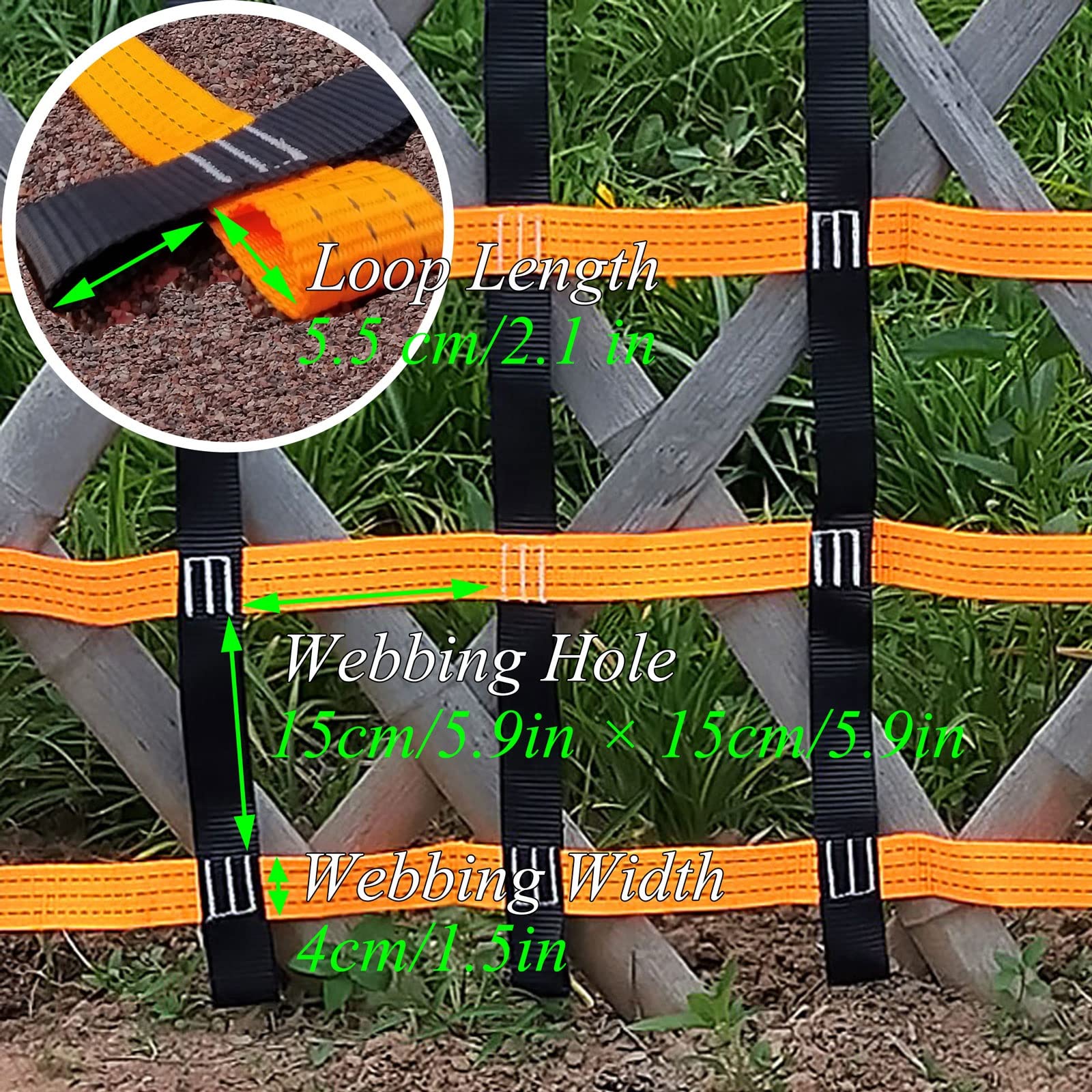 Rete da Arrampicata per Bambini - Rete di Corda 3x4 m per Parco Giochi, Allenamento di Sopravvivenza in casa sull'albero, Protezione di Sicurezza per Scale e altalene da Interno, attrezzatur