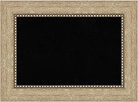 Vista 15 de Amanti Art Tablero de corcho negro para pared, tablero de visión de 18 x 26 pulgadas con marco champán, decoración de oficina mediana