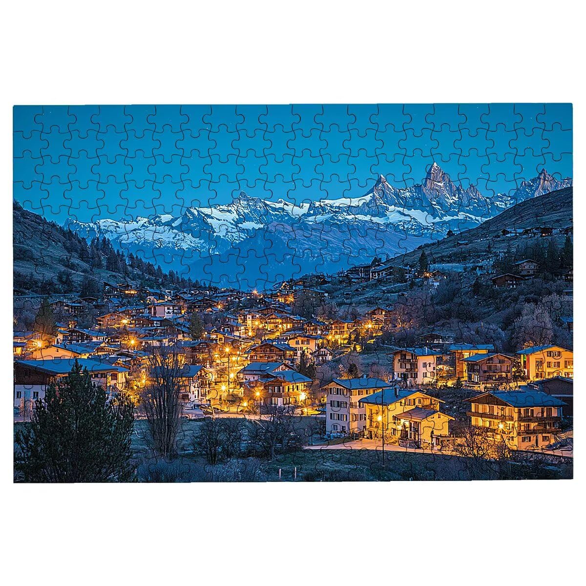 Puzzle 5000 sztuk dla dorosłych krajobrazy, puzzle natura, puzzle 5000 sztuk dla dorosłych, drewniane puzzle z pudełkiem na prezent rozmiar 156 x 105 cm, wyzwanie puzzle dla całej rodziny, prezent