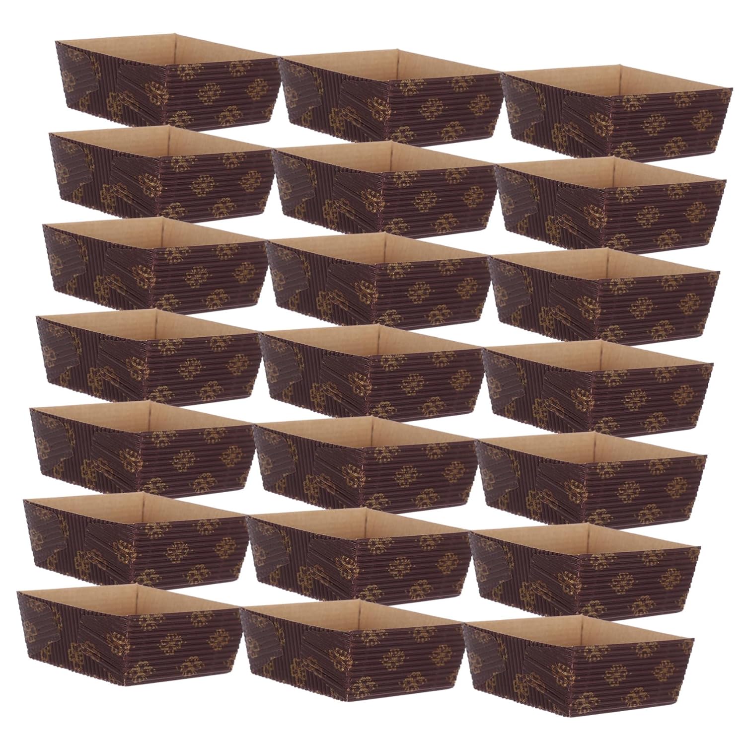 Mini Paper Bread Loaf Pan 50pcs Boat Shape Disposable