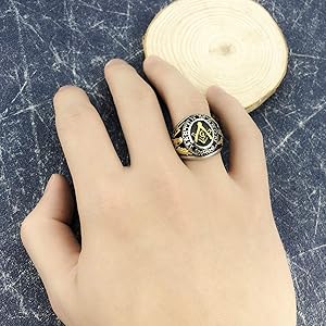 Free Masonリング 30s ヴィンテージ 冷静☆購入 30's 1930年代 Free Mason Ring ONYX フリーメイソン ビンテージ