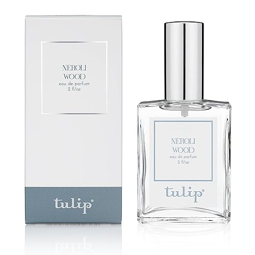 Tulip Perfume Classic Eau De Parfum, Madera Neroli Azul, 2 onzas