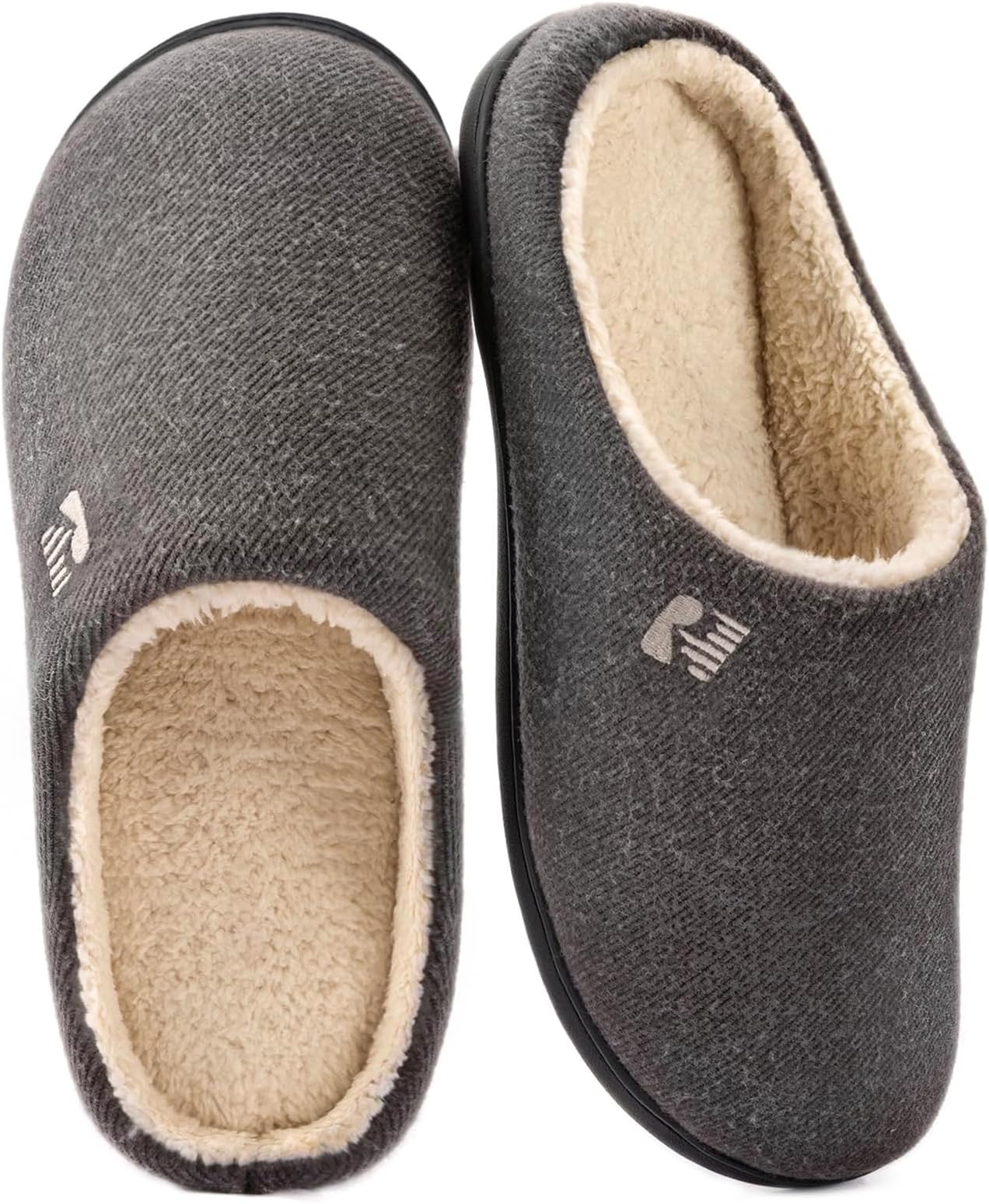 Men's Sherpa Lined Memory Foam Clog Slipper