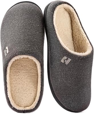 RockDove Zapatilla de Clog con Forro de Sherpa y Espuma Viscoelástica para Hombre