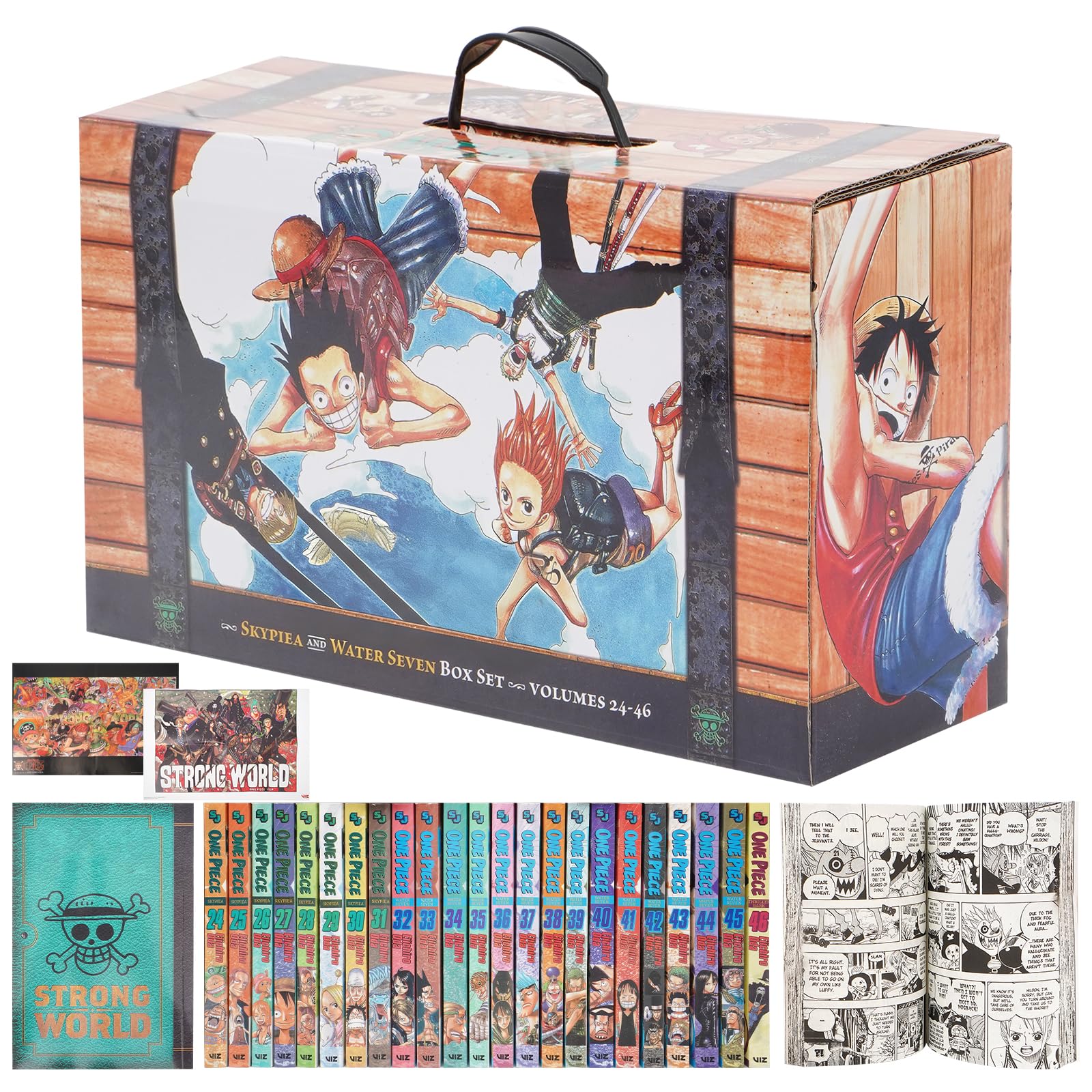 RAUENHABE One Piecee Boxes Manga Set 2 : Volumes 24-46 with Premiu