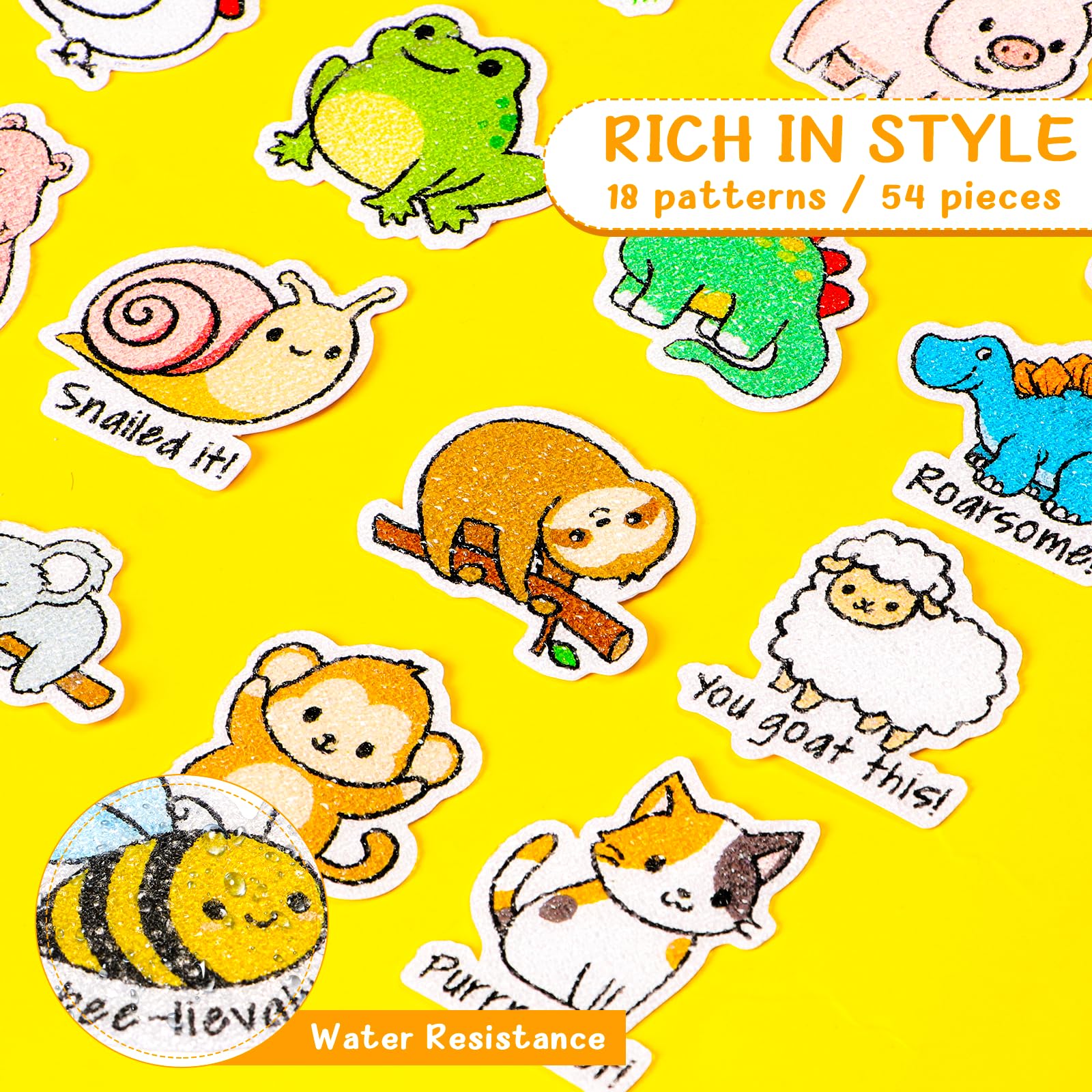 Nat Pat Stickers Buy 6Pcs Anxiety Sensory Stickers, Anti Stress Tactile ...