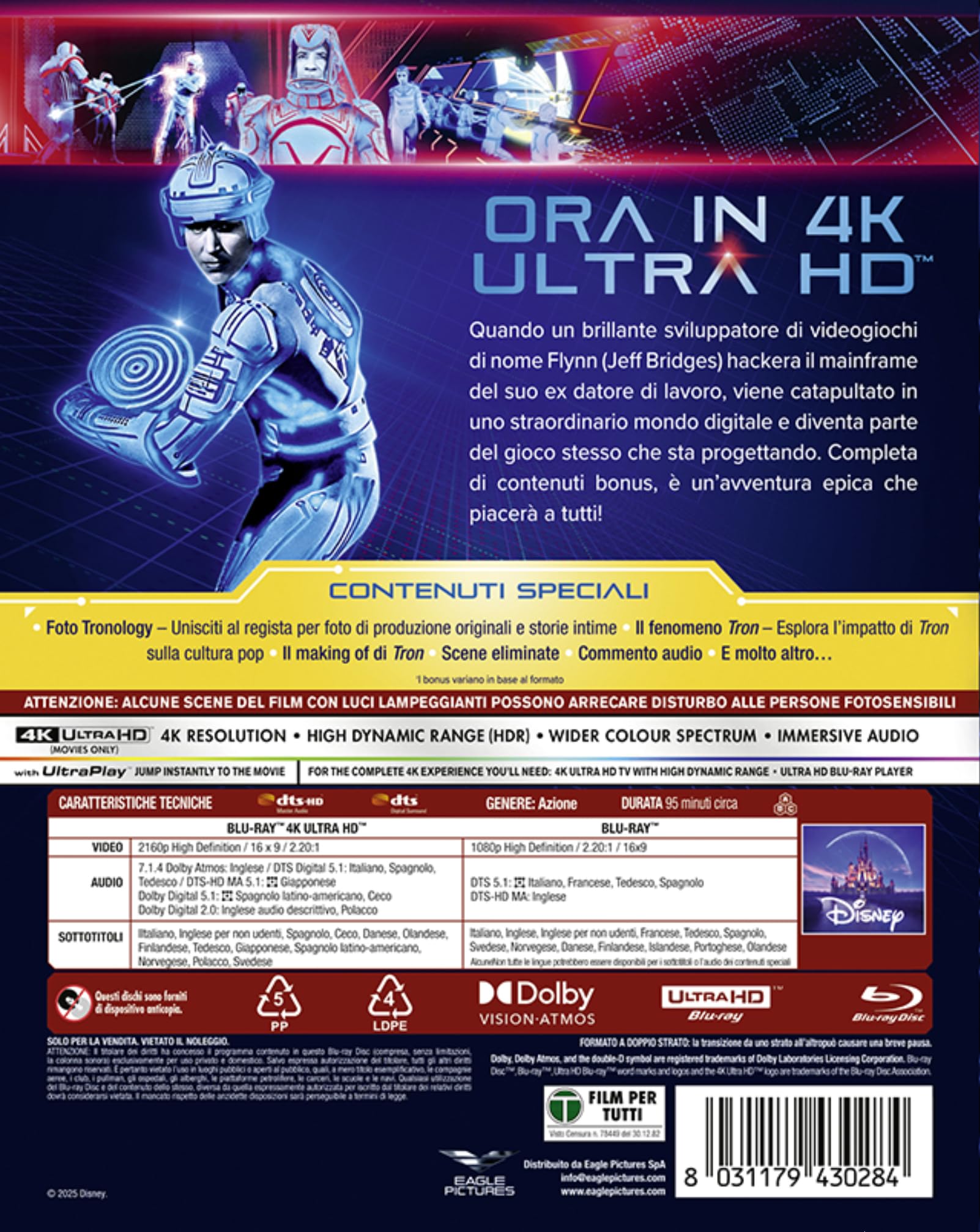 Tron - 4K (4K Uhd + Bd Hd)
