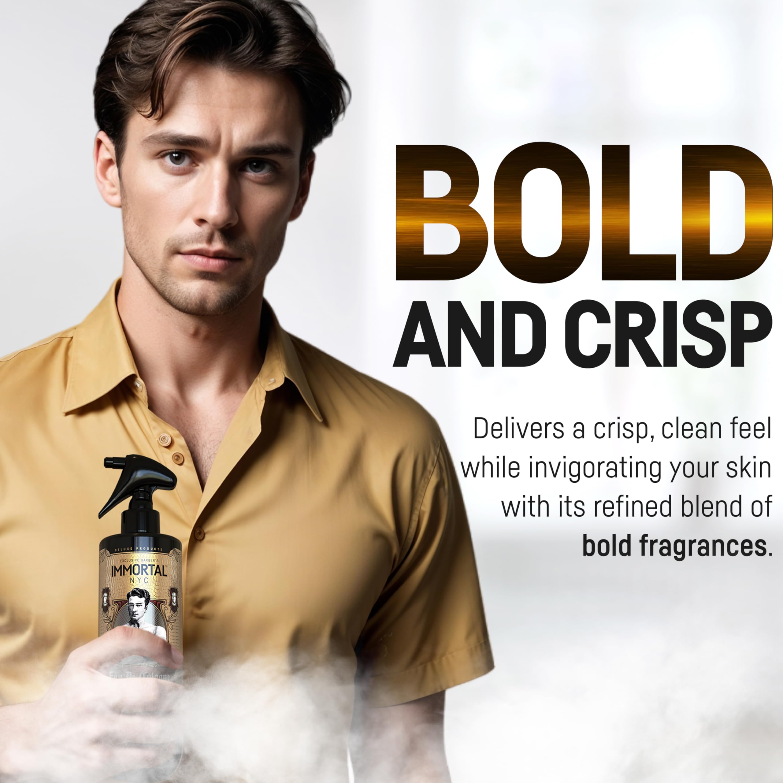 Colonia Dopo Barba Spray Eau De Cologne One Million Dollars 500ml Immortal