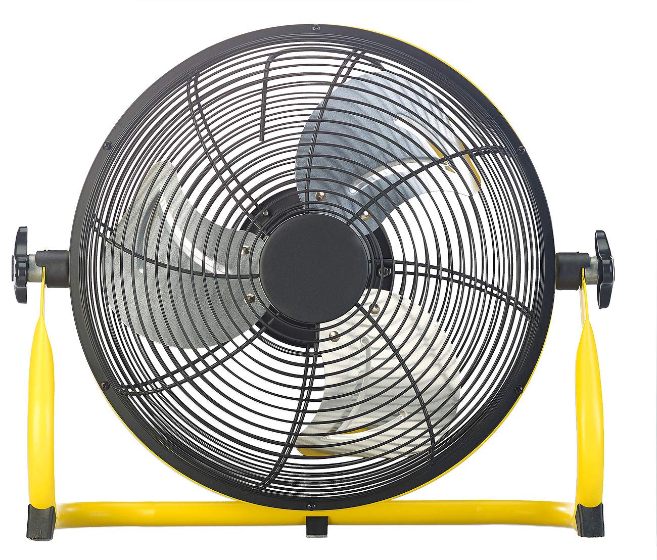 Sichler Haushaltsgeräte Ventilator Akku: Akku-Vollmetall-Bodenventilator, bis 1.200 U/Min., 30 cm, 15 Ah, IPX4 (Metallventilator, Ventilator für außen, Kühl)