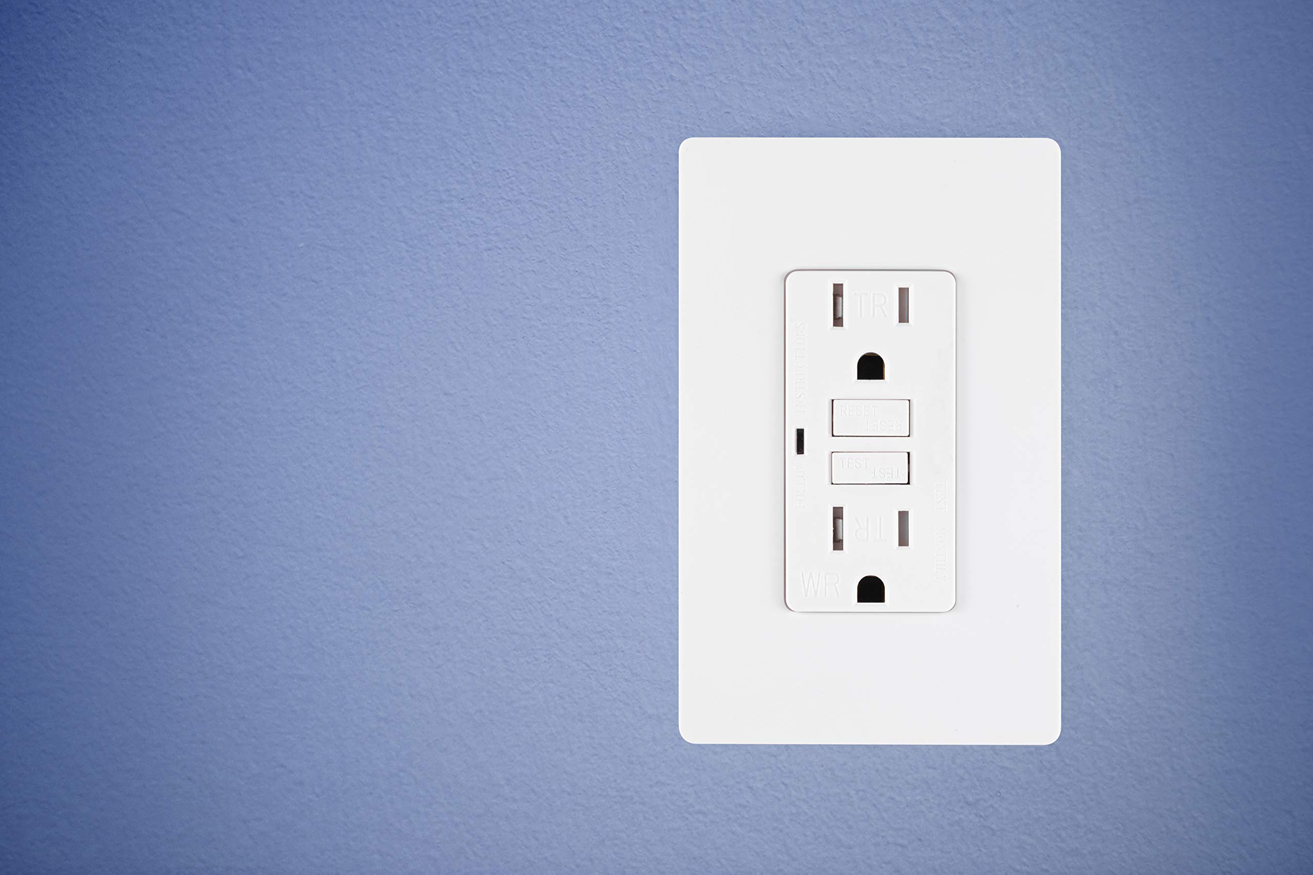 GFCI Electrical Outlet Tamper Resistant Self Test 15A - Gray - View #7