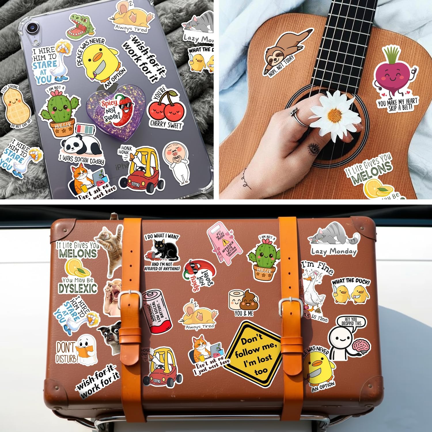 100PCS Funny Stickers for Adults – Meme Water Bottles Sticker Pack Waterproof Adult Stickers for Laptop, Water Bottle, Hard Hats, Sarcastic, Scrapbooking Decals - Image 5