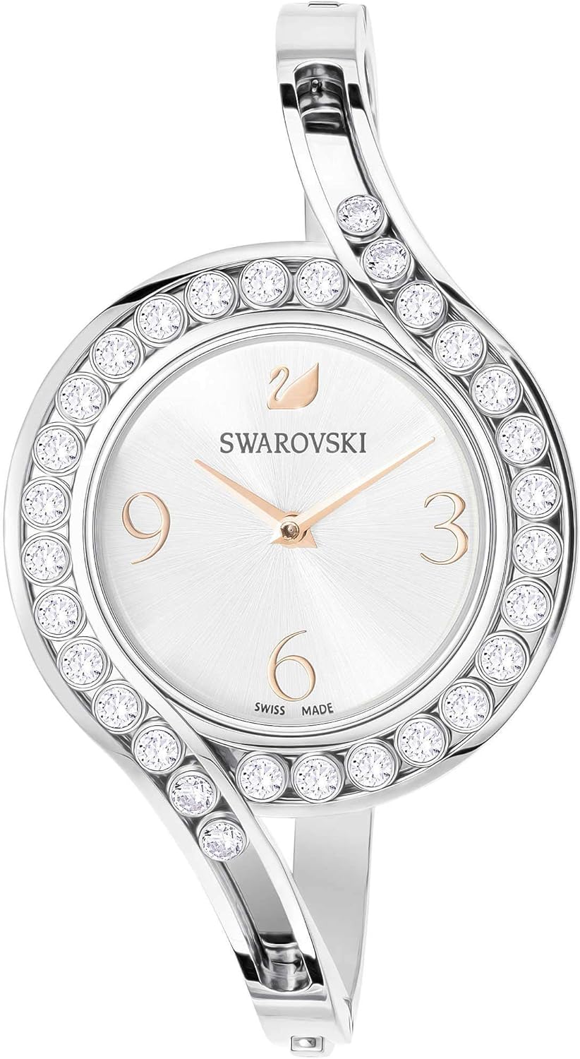 Orologio Lovely Crystals Bangle Swarovski da donna tono argentato 5452492