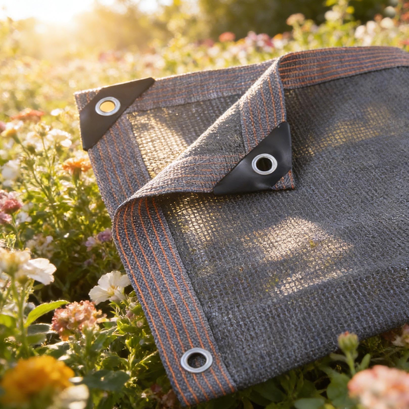 Filet D'Ombrage pour Serre agricole Gris Toile Ombrage Taux D'Ombrage De 95% Filet Anti Chaleur, Filet Anti Feuille Piscine Protection Solaire pour pergola d'extérieur
