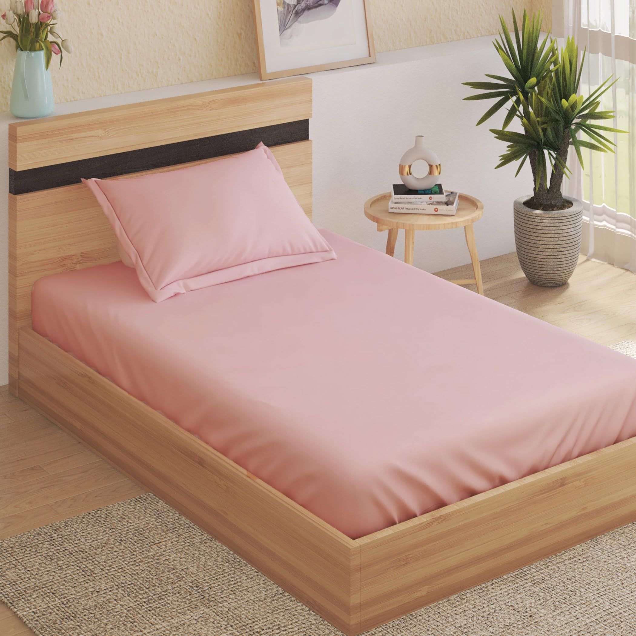 Home Centre Slate Kids Cotton 180TC 2Pcs Single Bedsheet Set-image-28