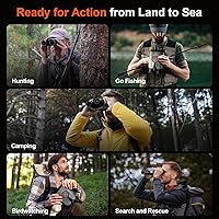 Vista 9 de Binoculares de visión nocturna True 4K – Gafas de visión nocturna Night Thunder X1 para adultos con un alcance de 3940 pies, foto y video a todo