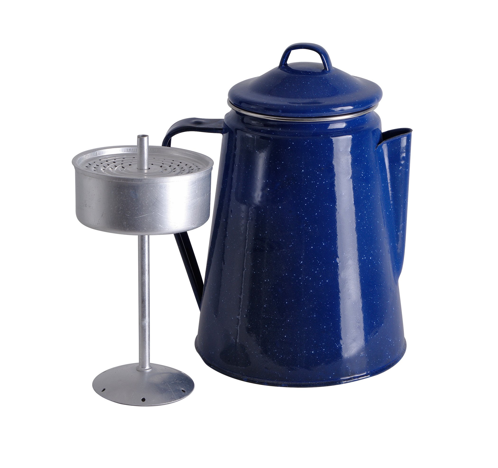 Origin Outdoors Emaille Kaffeekanne Blau 1.8 L