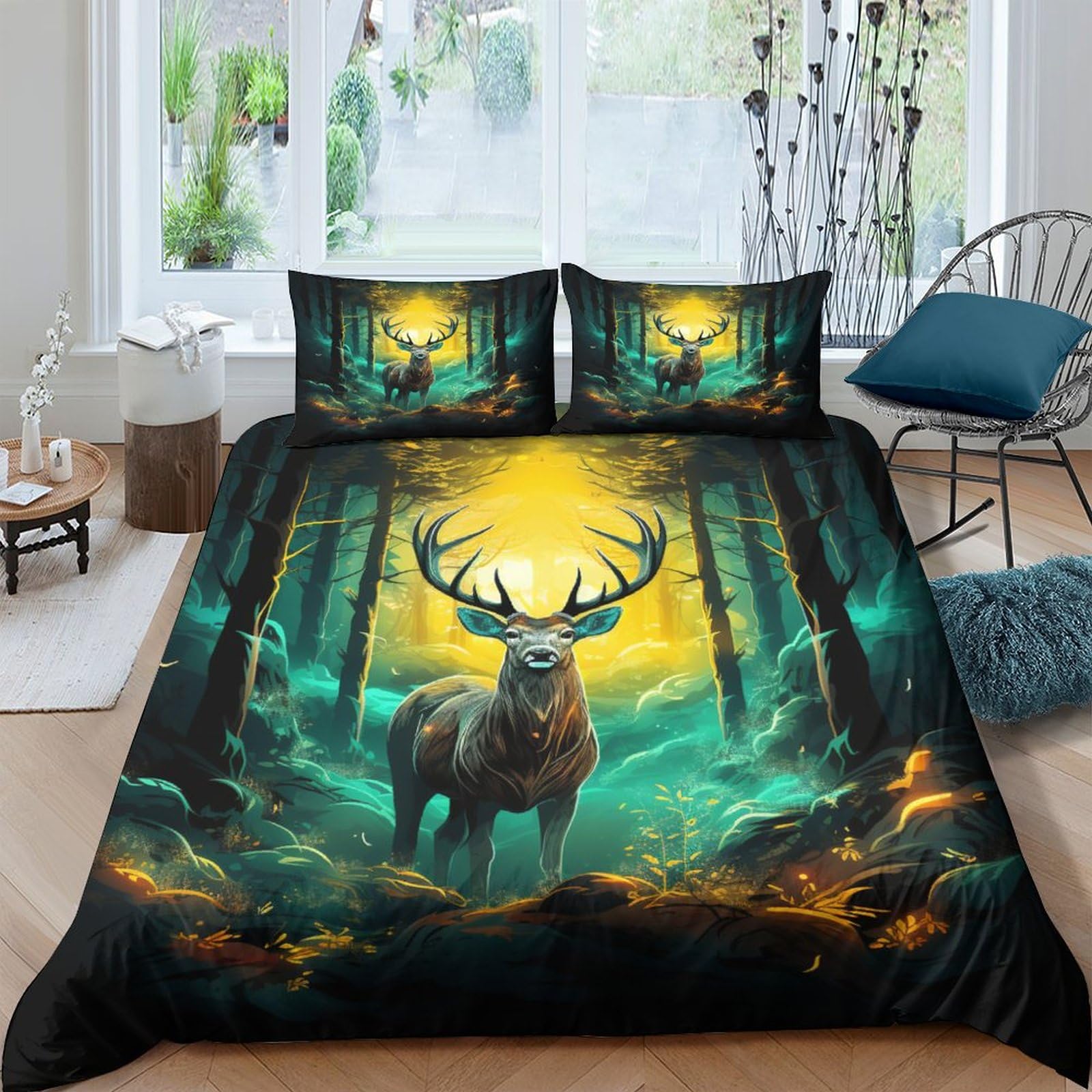 Stampato in 3D Pronipote tibetano Copertina Stampata Microfibra Disegnata Biancheria Da Letto Ipoallergenico Con 2 Federe,King（220x240cm）, Per Ragazzi Adulti