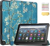 Vista 26 de Funda para tablet Yaxa Kindle Fire Max 11 de 13ª generación (versión 2023) de 11 pulgadas con soporte [encendido y apagado automático] Funda