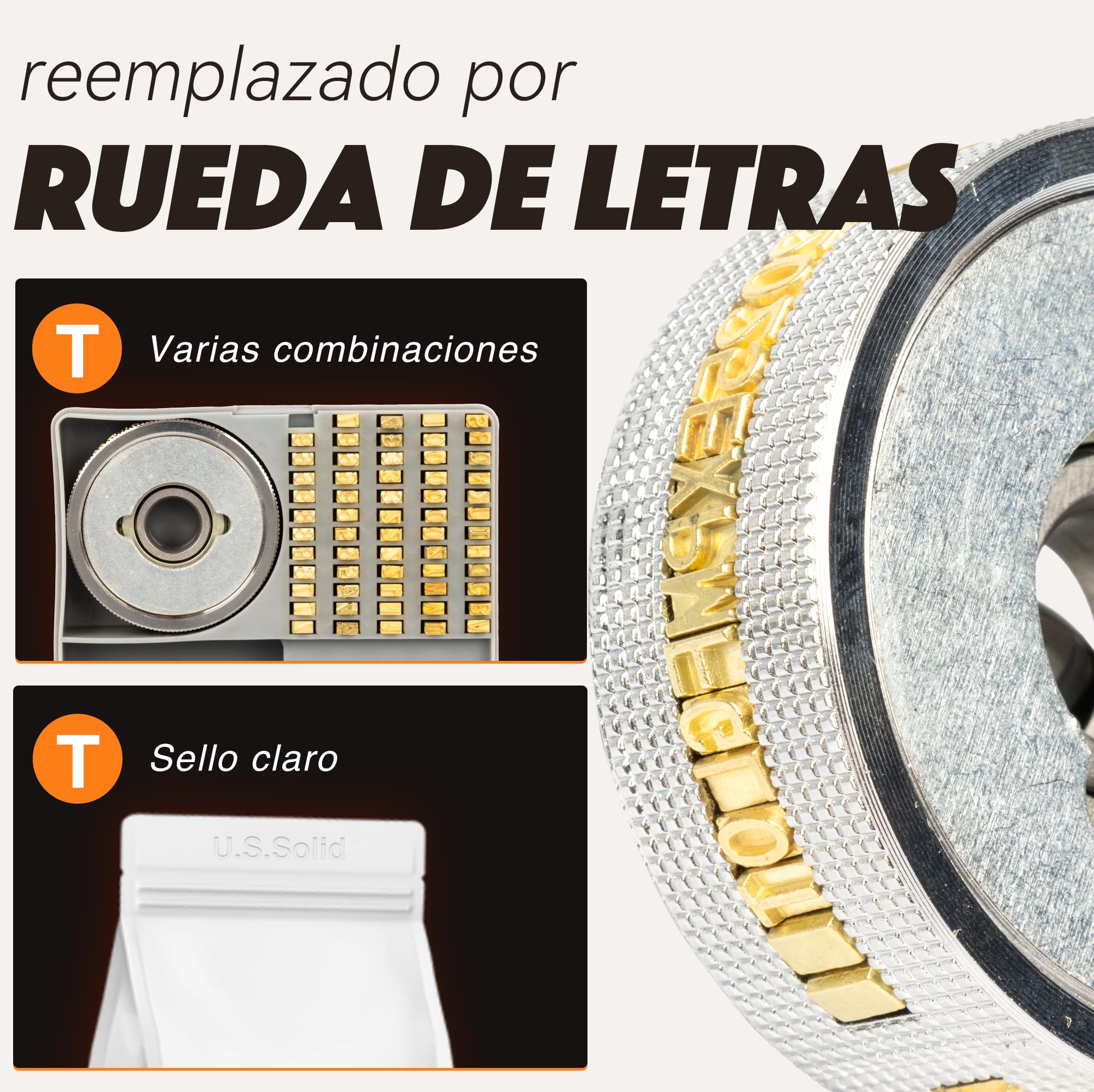 U.S. Solid Máquina selladora automática horizontal de banda continua, sellador de bolsas de PVC de mesa para 0,02-0,8 mm de grosor con control digital de temperatura y codificación de sellos (220 V)