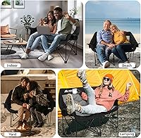 Vista 8 de Silla de Camping para 2 Personas Silla de Camping Oversized Loveseat Silla de Camping Doble para Adultos Sofá de Camping Heavy Duty Silla Plegable