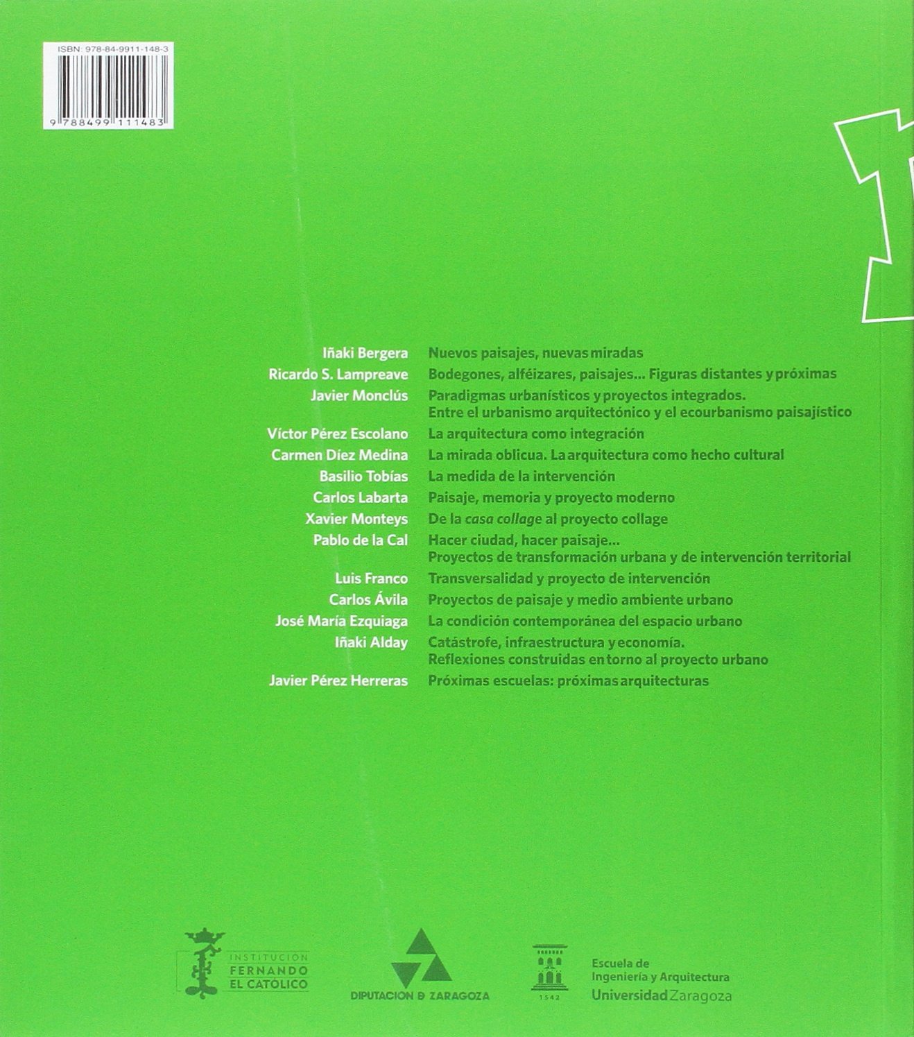 PROYECTOS INTEGRADOS DE ARQUITECTURA, PAISAJE Y URBANISMO 20 (ACTAS)