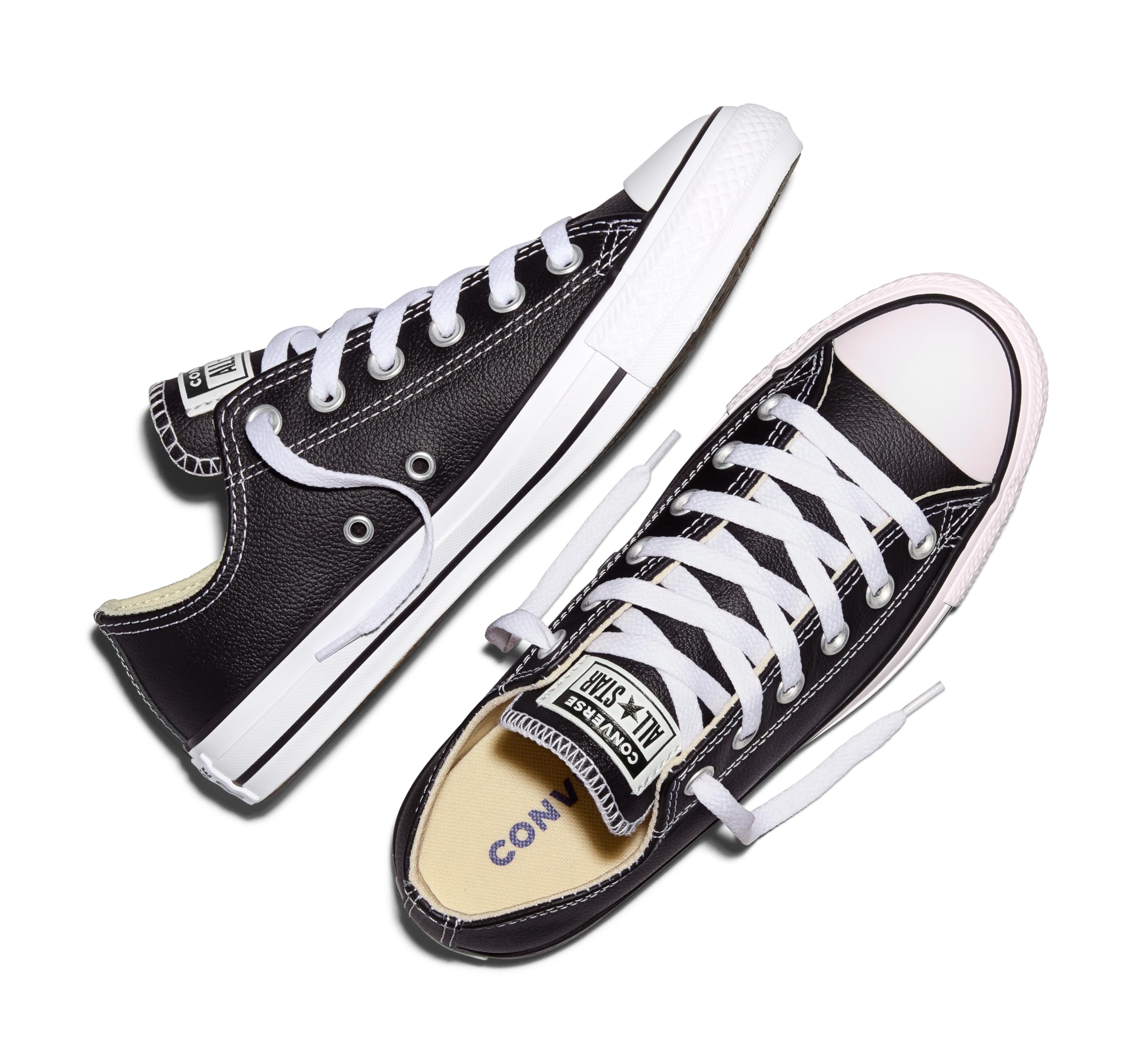 Converse Ct Core Lea Ox Trampki Mezczyzni Czarny Trampki Niskie Shoes