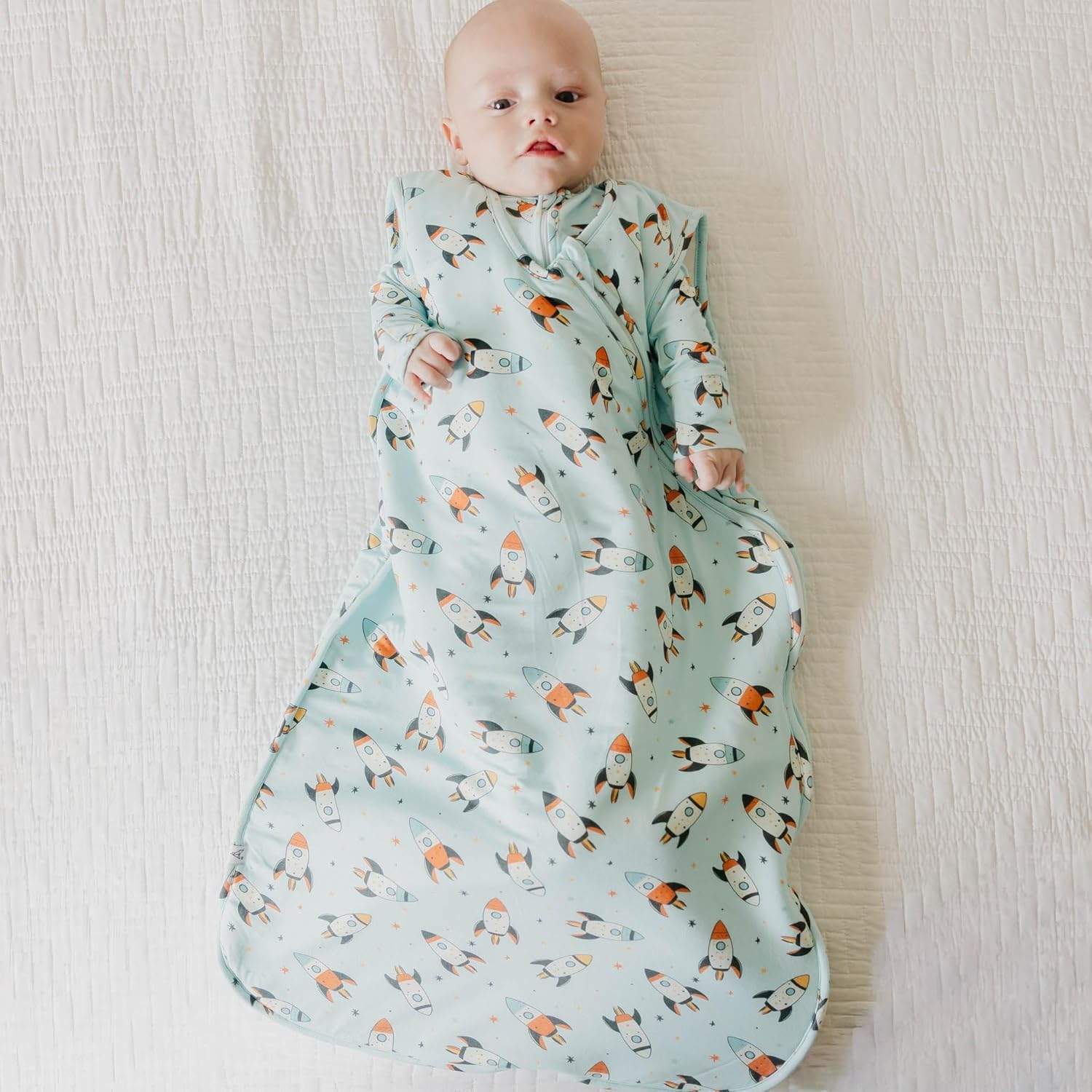 Copper Pearl Rocketeer 1.5 TOG Bamboo Sleep Bag 0-6mo