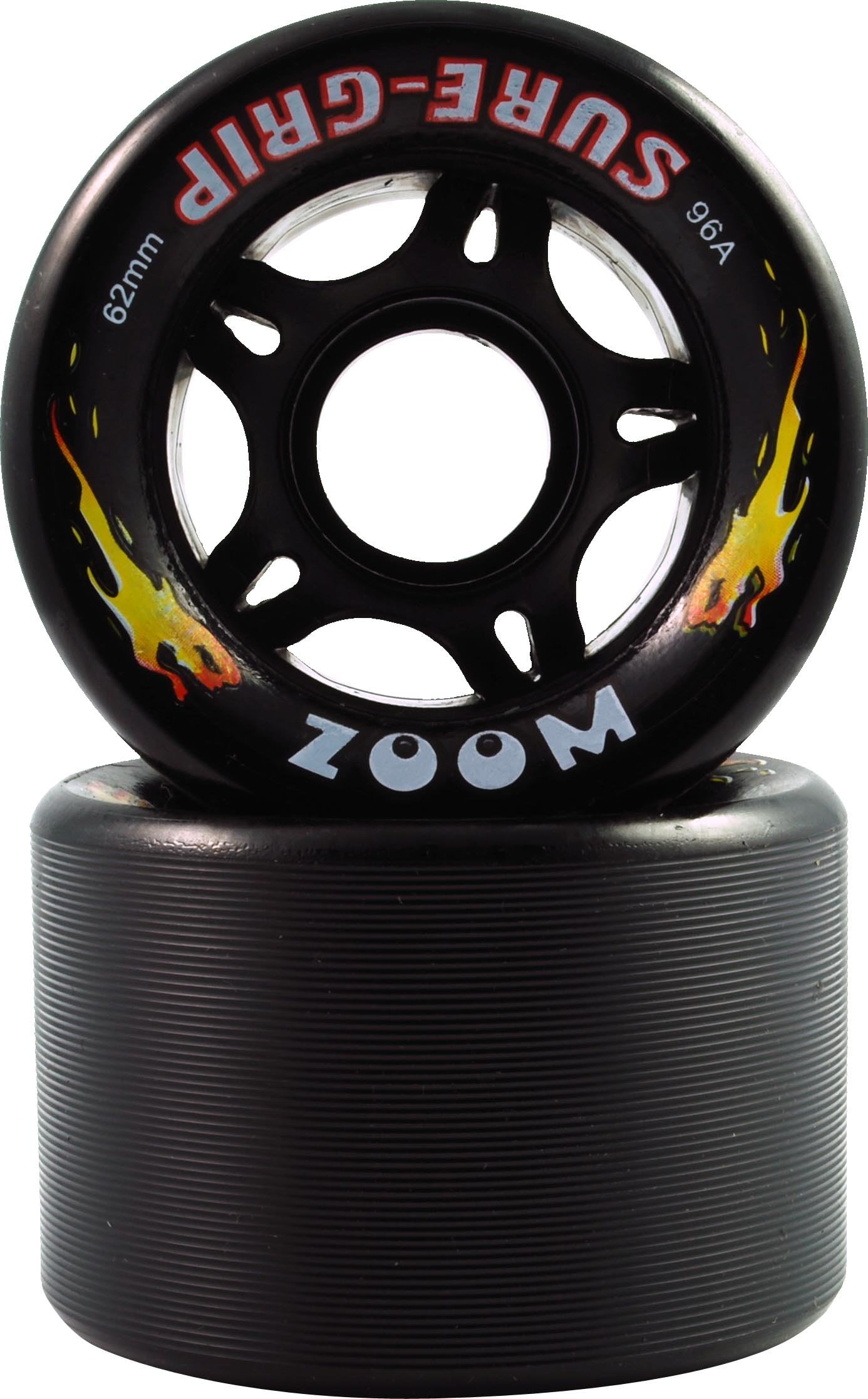 Sure-GripIndoor Zoom Wheels - Black