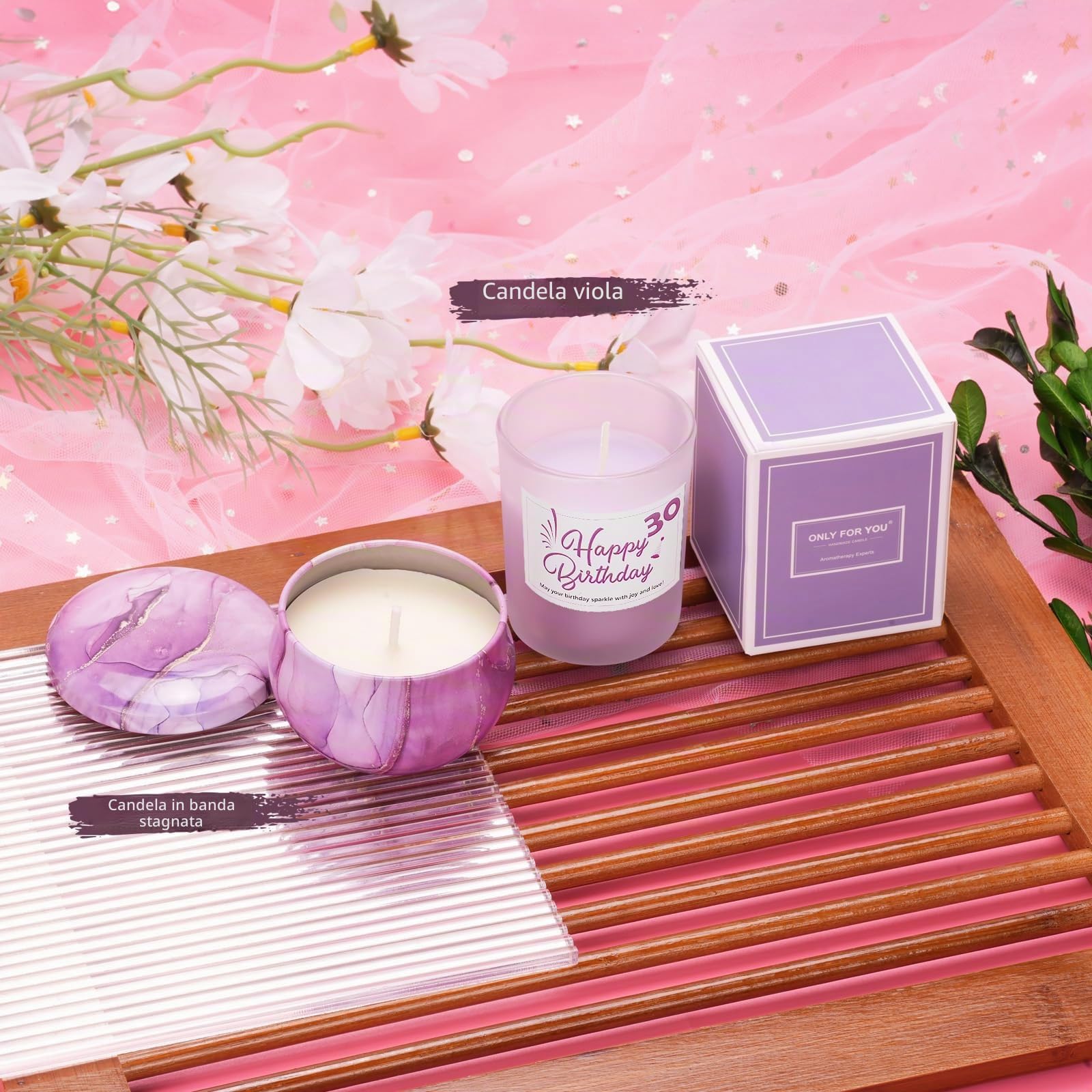 Regalo di Compleanno per Donna 30 Anni - Set Personalizzato per Mamma, Sorella e Amiche