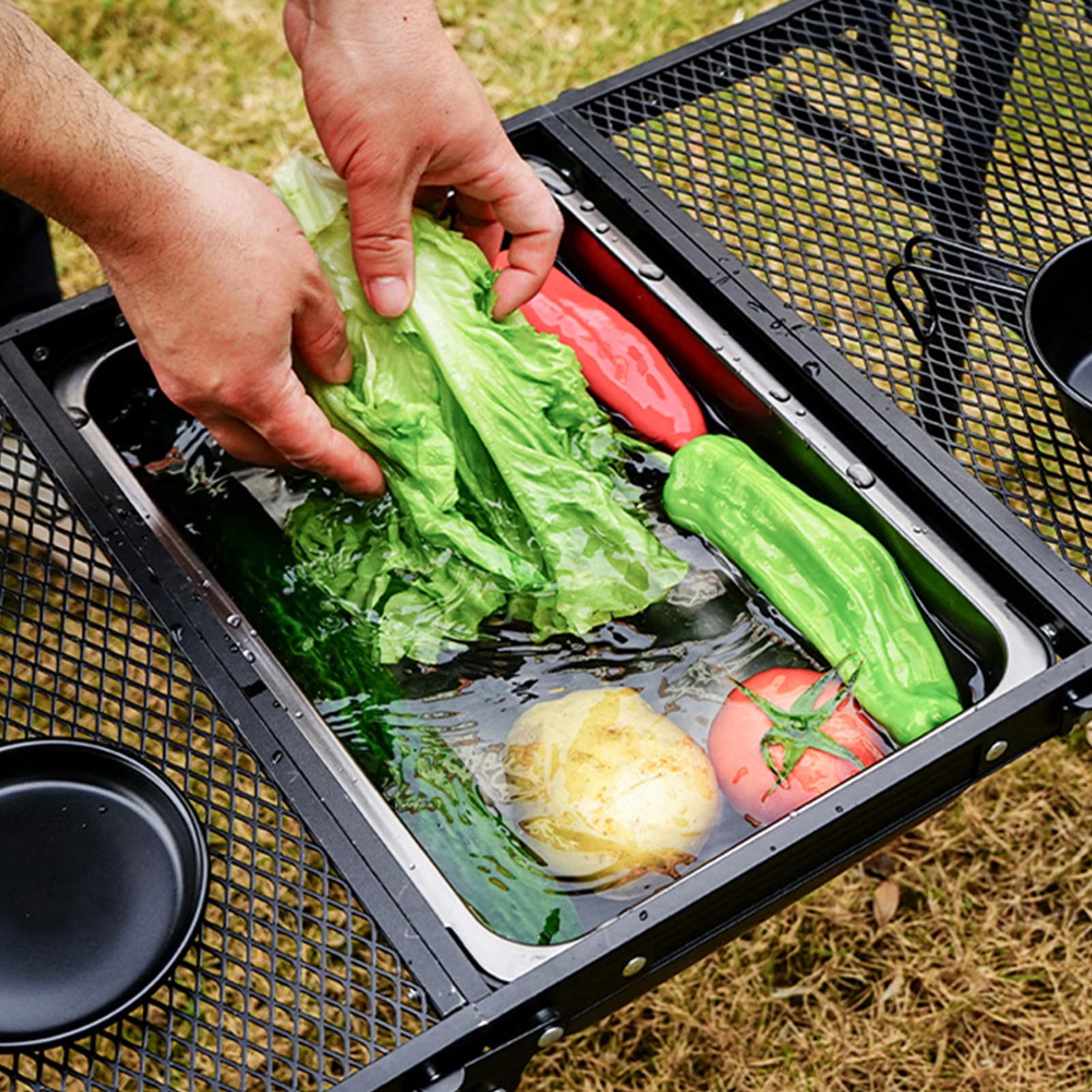 Évier de Camping Polyvalent, Cuve à Vaisselle, Bassine, Bac à Vaisselle | Évier camping portable Pour lessive, intérieur, jardin, camping, pêche, , barbecue