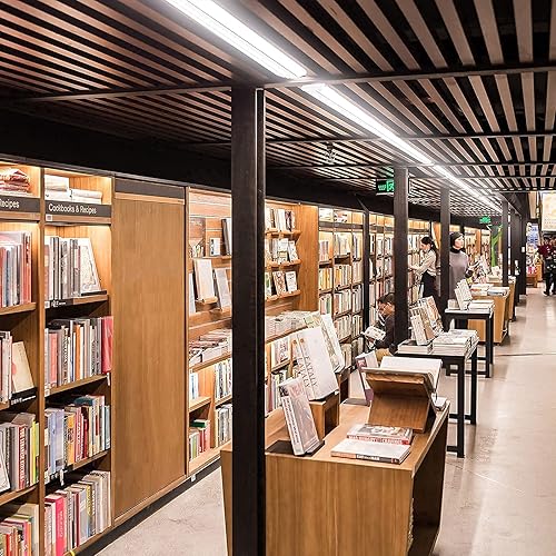 Miniatura 5 de ANTLUX Tira de luces LED envolventes ultrafinas de 110 W, 8 pies, 12600 lm, 4000 K, luces LED de garaje de 8 pies, accesorio de iluminación de techo