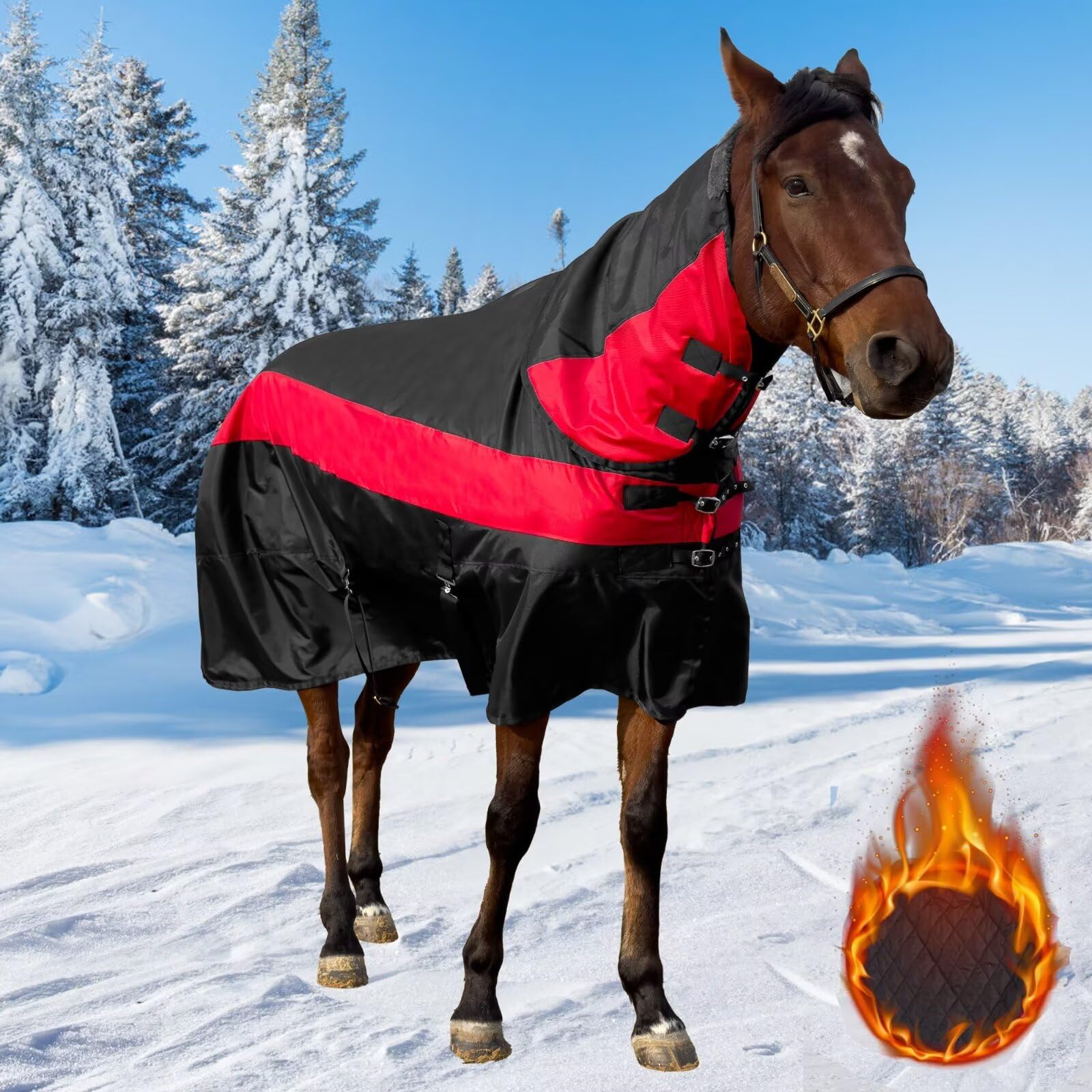Amazon.com : Horse Turnout Blanket,1600D Waterproof Medium