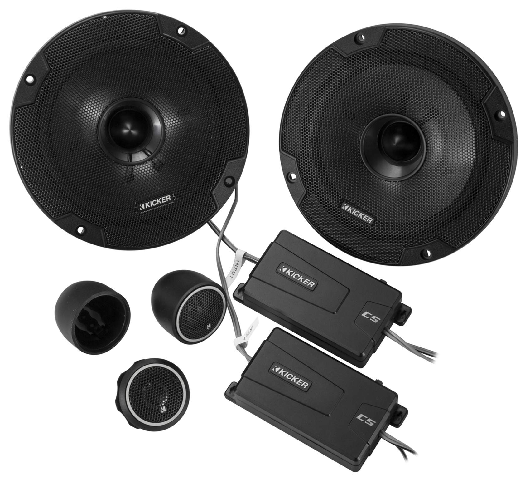 KICKER ES65.2 スピーカー 4Ω カーオーディオ Amazon.co.jp: KICKER 2ペア 46CSS654 6.5インチ 600ワット 4オーム