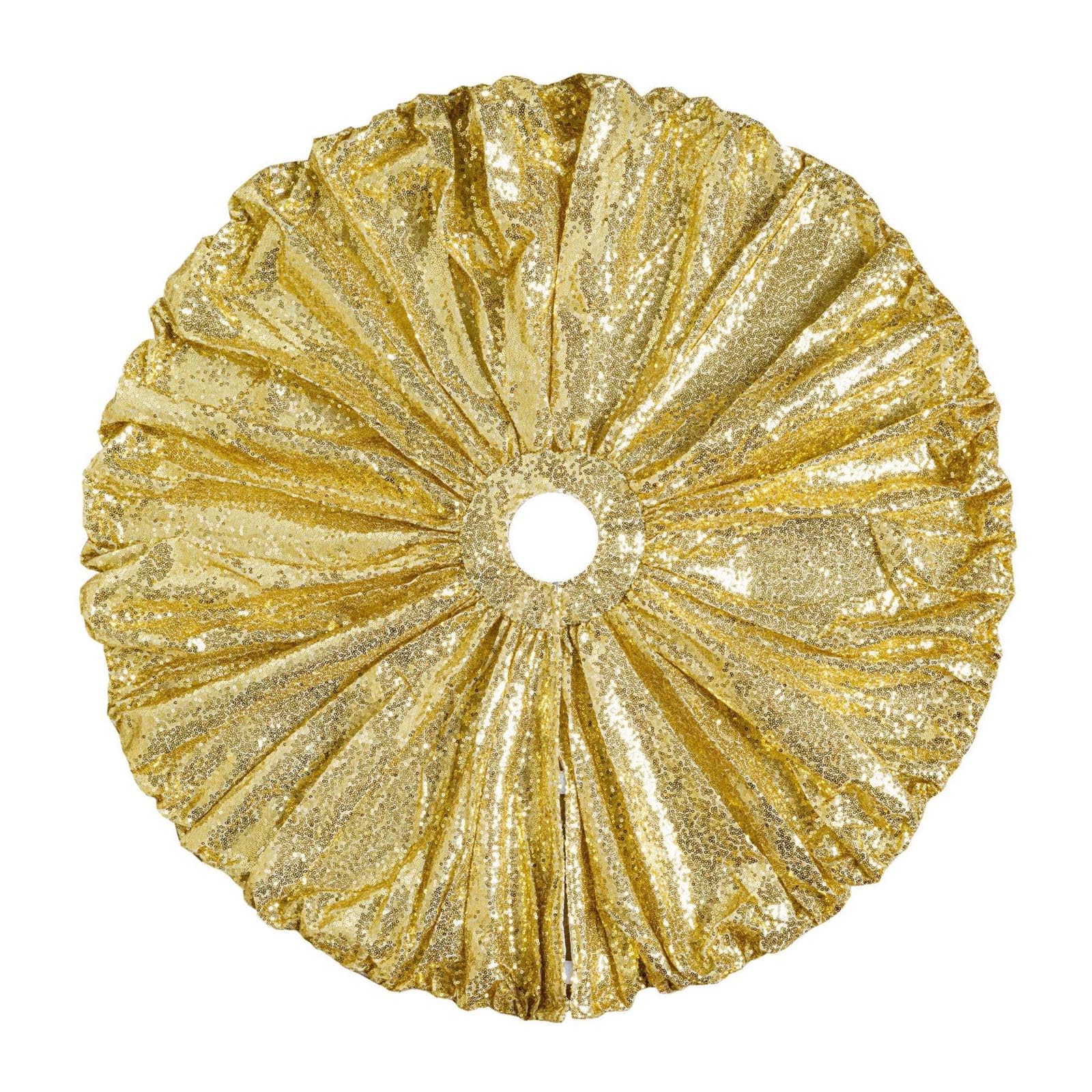 Jupe de décoration de Noël réfléchissante pour illuminer vos soirées au coin du feu
