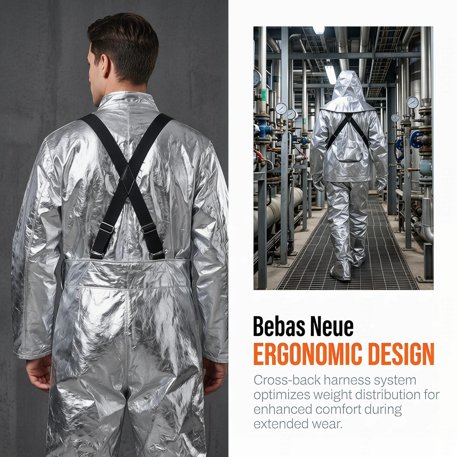 Traje Protección contra Incendios, Uniforme Bombero Ropa Soldadura Mina Carbón, Pozo Petróleo, Mina, Planta Química