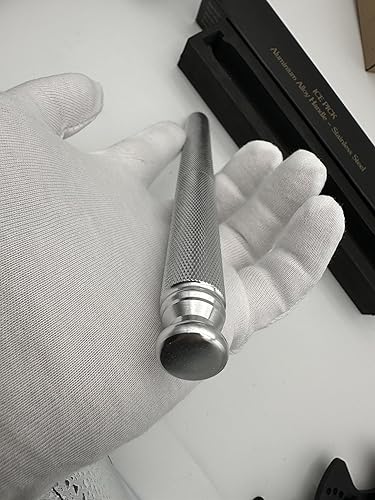 Miniatura 3 de Palillo de hielo de acero inoxidable con cubierta de seguridad, herramienta de selección para romper hielo, mango antideslizante antideslizante para