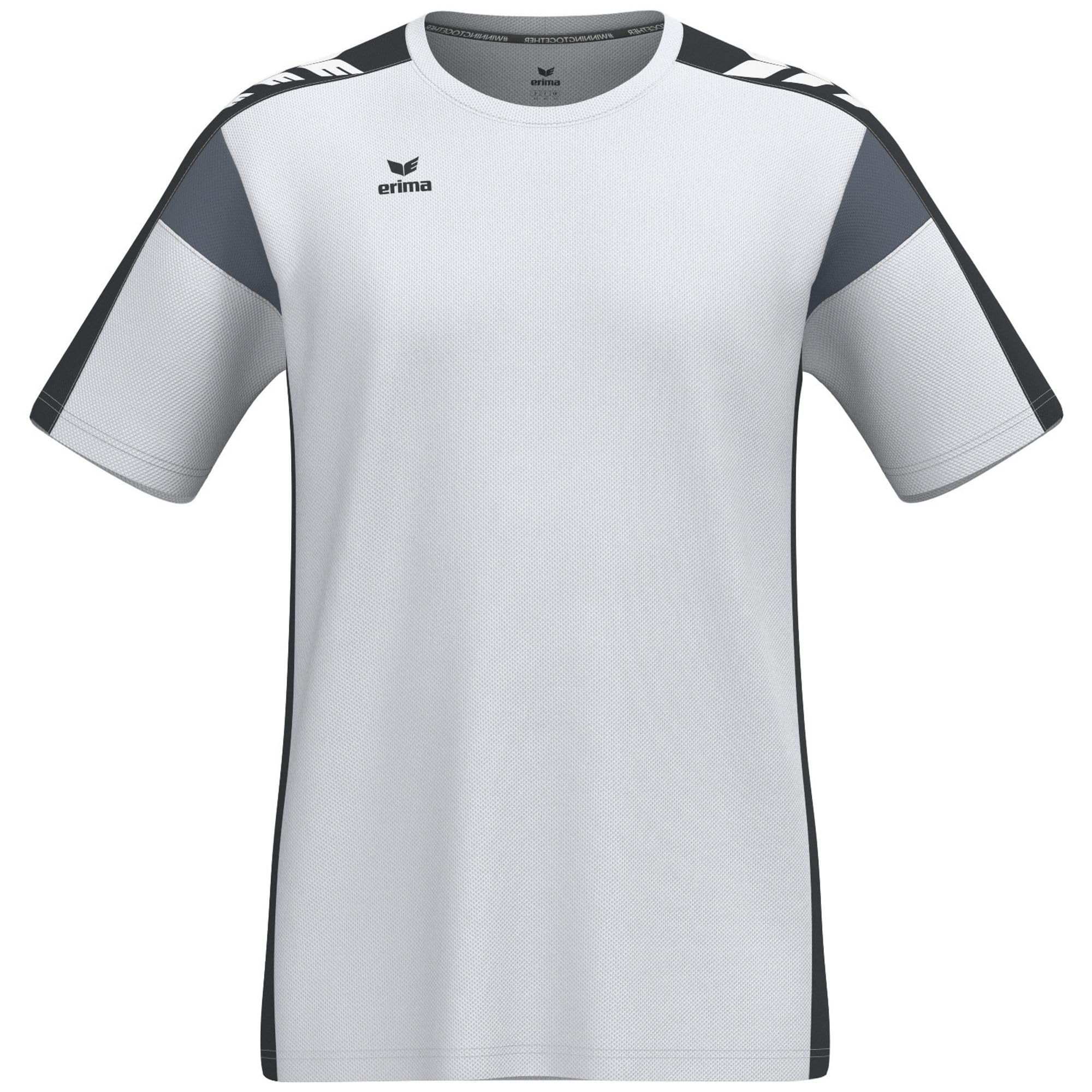Erima Unisex Children's Celebrate 125 Functional T-Shirt (1082505), White/Black, 152