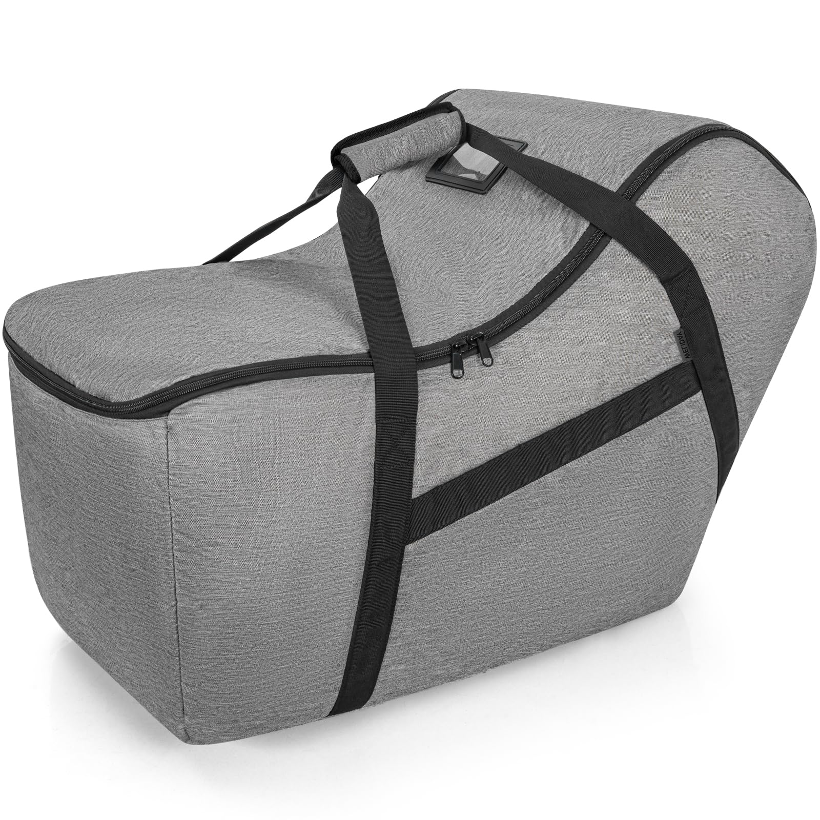 Borsa da viaggio imbottita per seggiolino auto per aereo, borsa da viaggio per seggiolino auto compatibile con tutti i seggiolini e le basi per auto Nuna Pipa, borsa a quadri per cancello