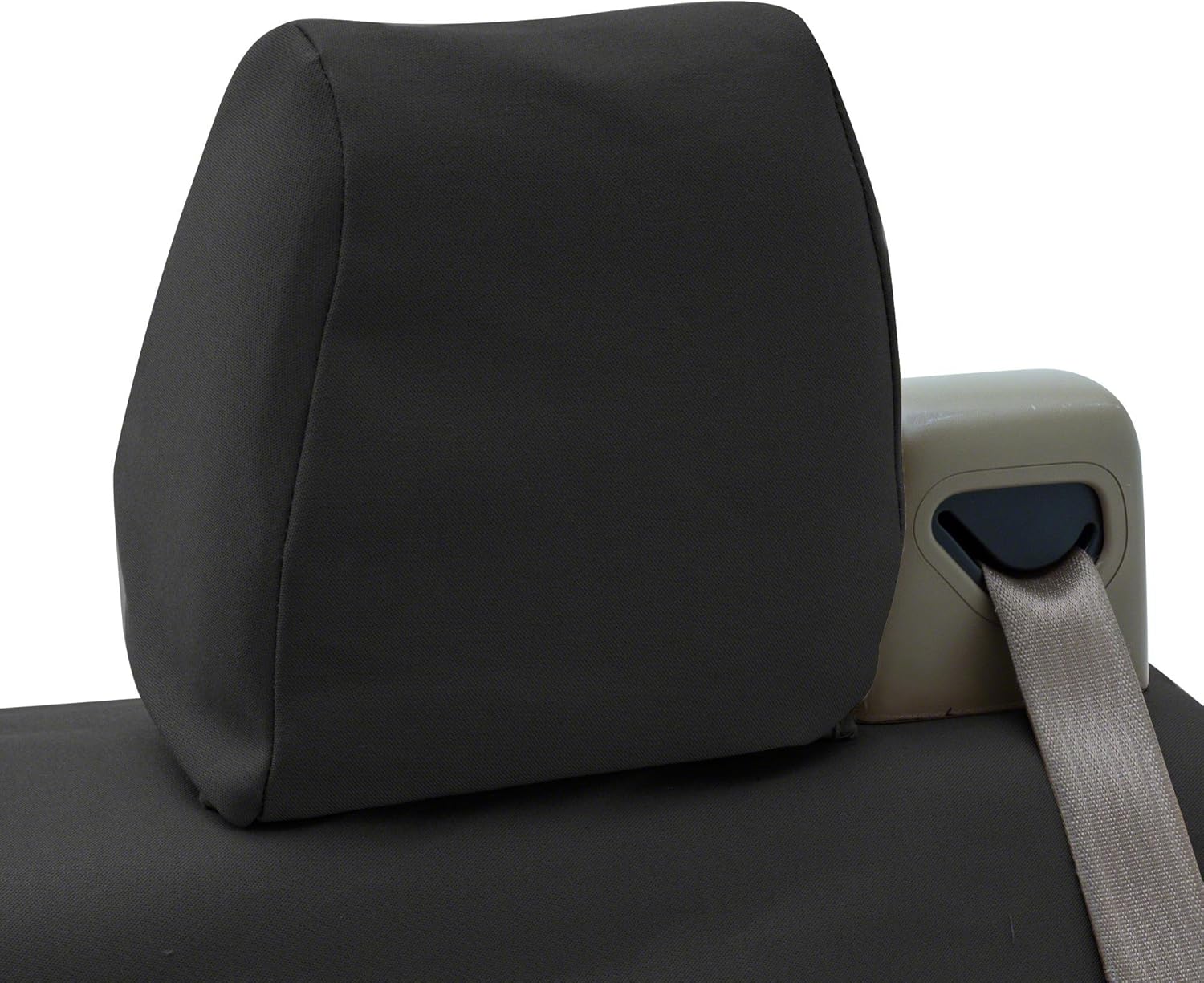 Coverking Custom Fit Front Bench Seat Cover for Select Chevrolet Models - Polycotton Drill (Black)