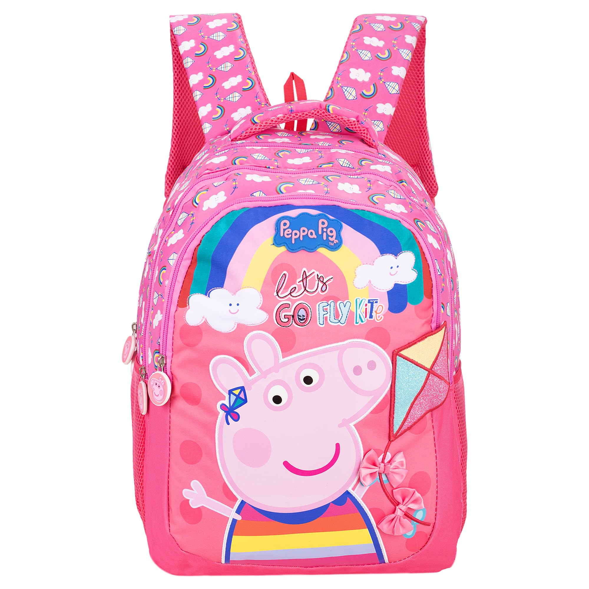 striders Peppa Pig 16 Inch Kids Backpack Lightweight, Multi-Compartment School Bag-picture-38