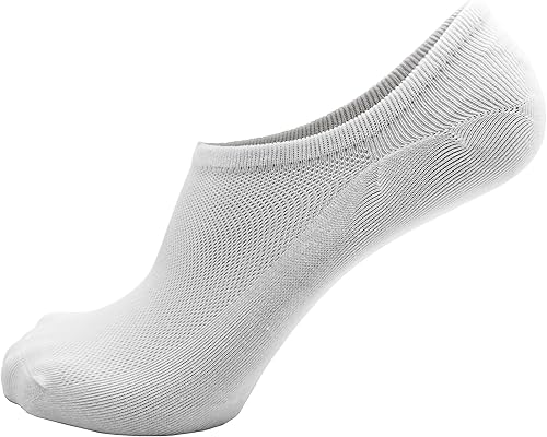 Miniatura 7 de Winterlace 20 pares de calcetines tobilleros de corte bajo para hombre, de algodón, antideslizantes, paquete a granel