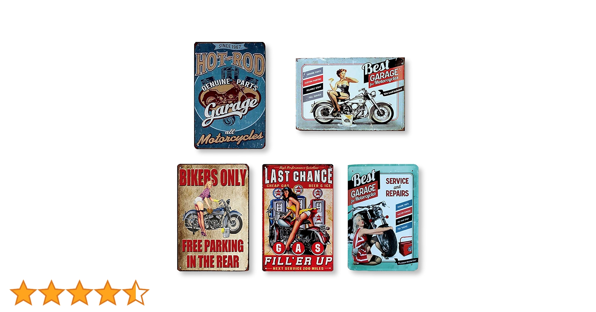 Aim for a GUINNESS ブリキ看板　5枚セット 71M-UkS8GHL._AC_UF894,