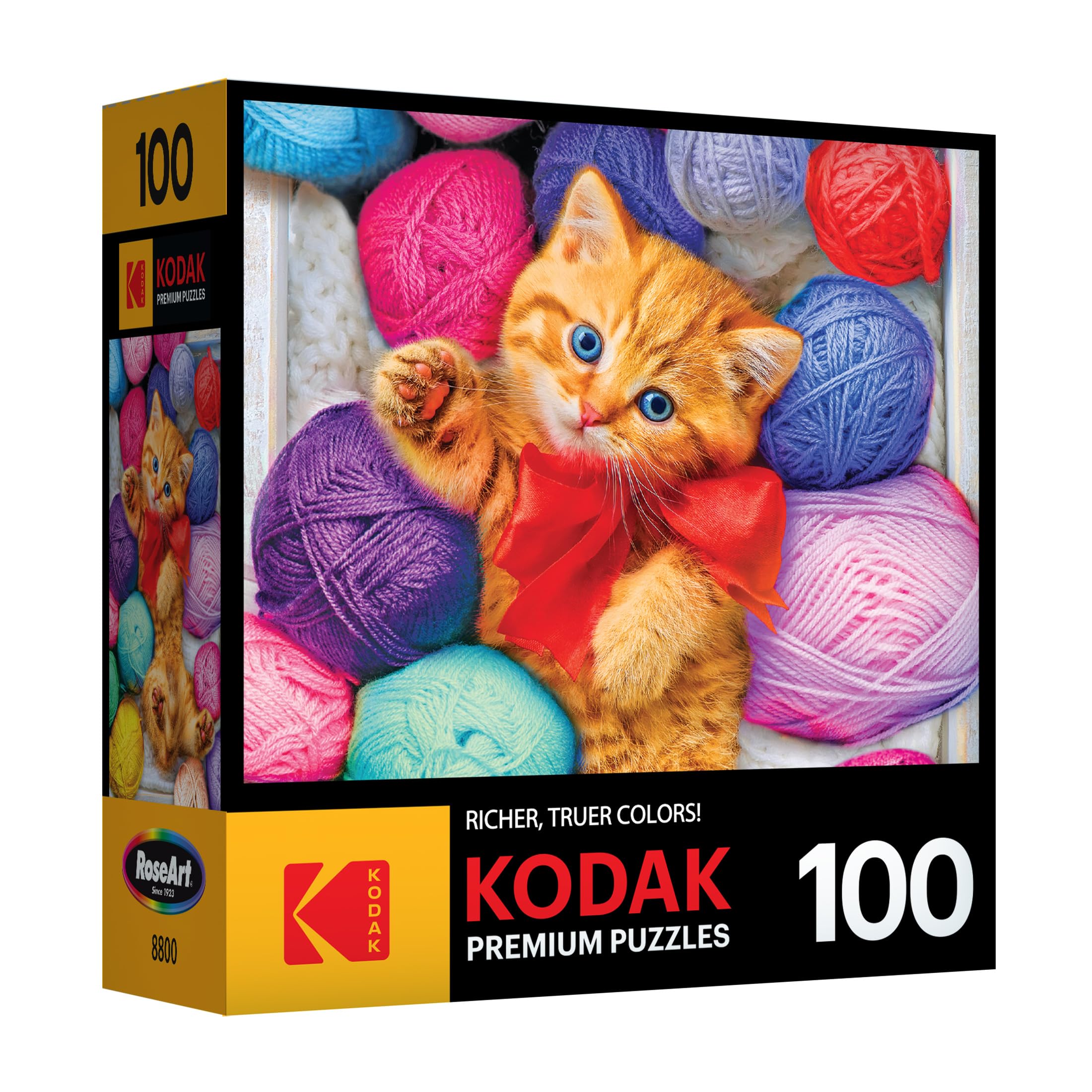 Amazon.com: RoseArt - Kodak Premium - Cuddly Yarn Box - 100 Piece