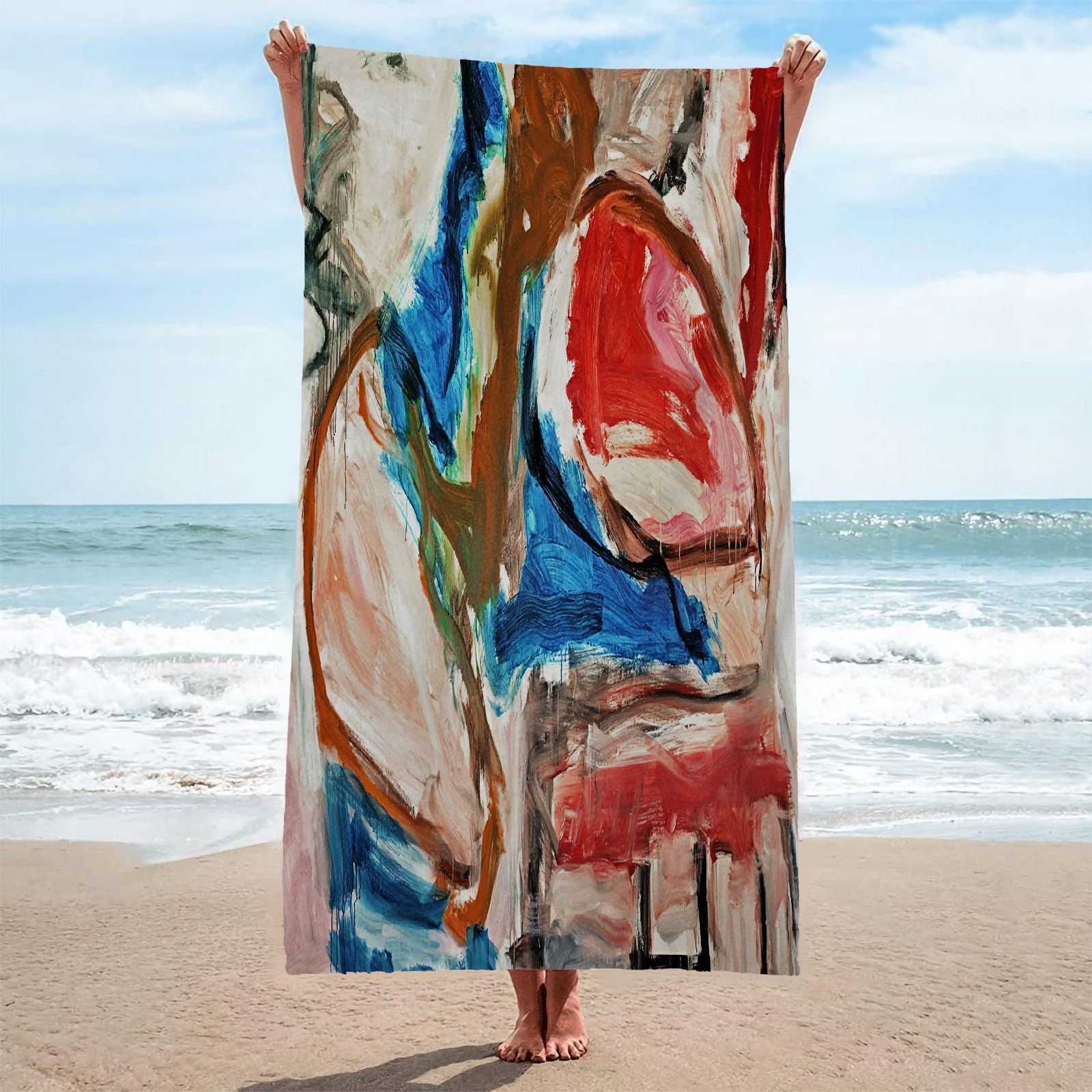 Toalla Playa Bosquejo Toallas Playa Grande Microfibra Anti Arena Cuadro Playa Toallas para NiñA NiñO Adulto Piscina Toalha de Praia Mujer Hombre 200x200cm