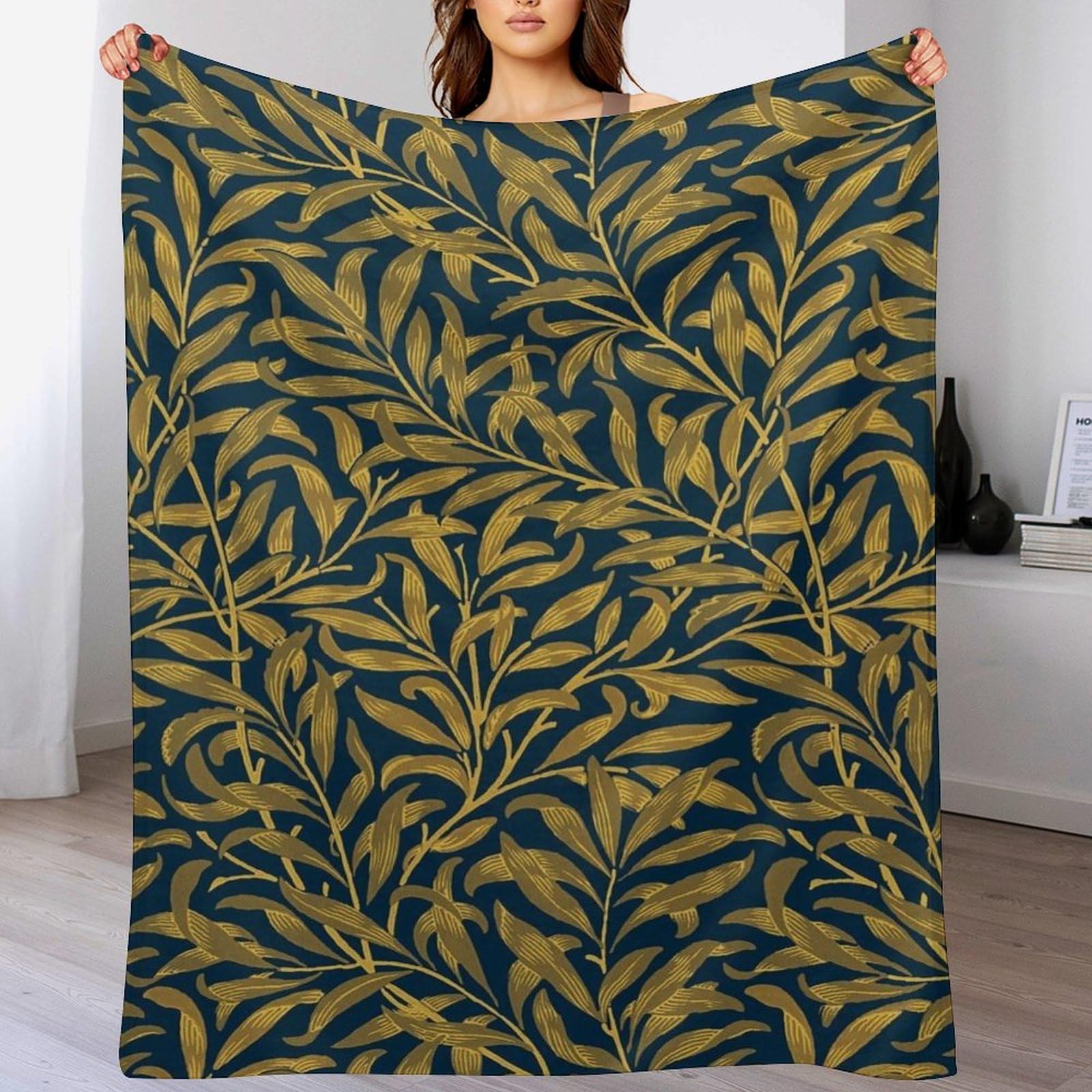 William-morris Posters Quilt Blanket (161) Blanket for Bed Couch Sofa Soft Lightweight Fleece Throw Blankets All Season Use Home Decor 30"x40"