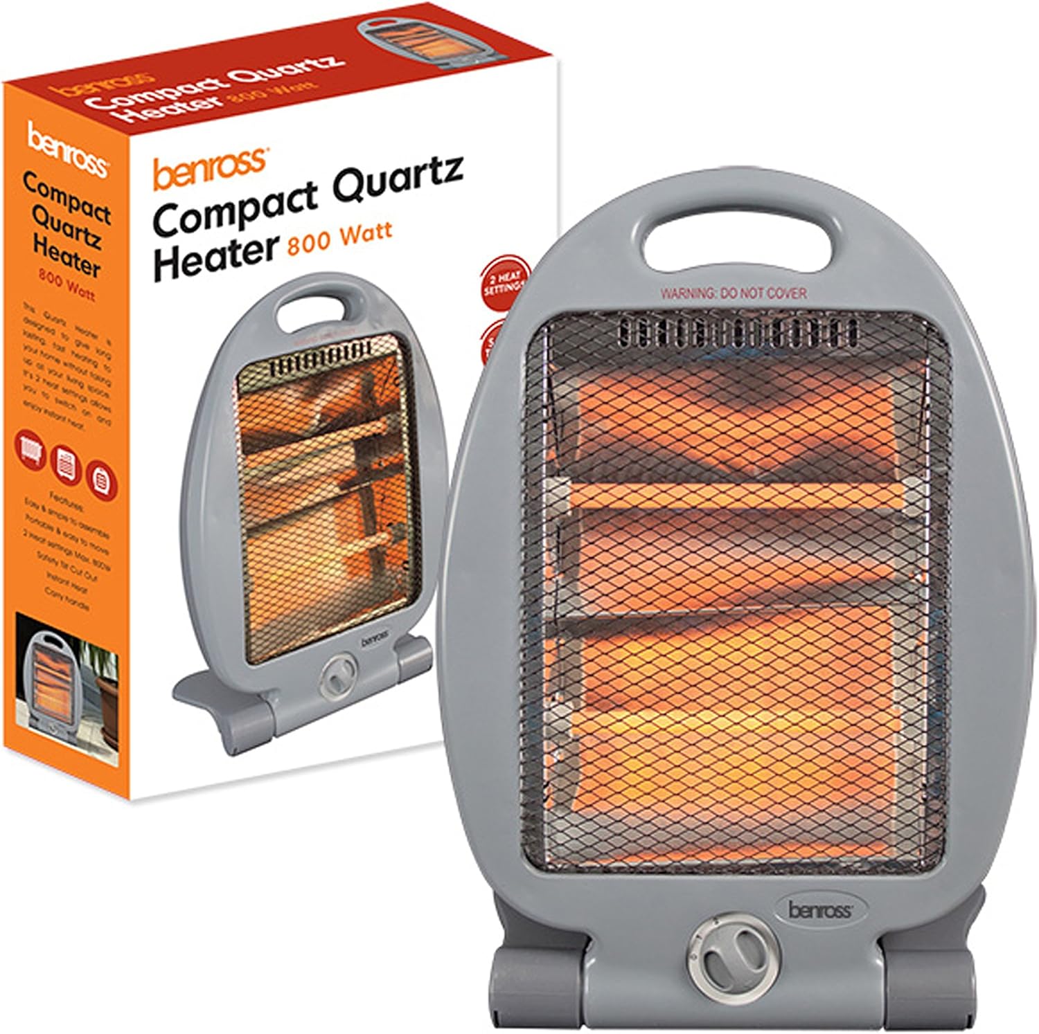 Benross Compact Quarz Heater, 800 Watt Amazon.co.uk Home & Kitchen